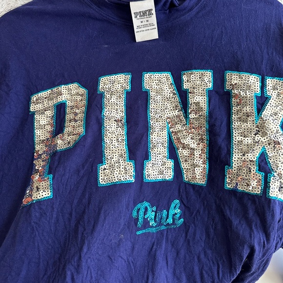 PINK sequin long sleeve tshirt - Picture 5 of 6